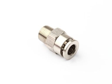 Heavy-duty metal push-fit connector