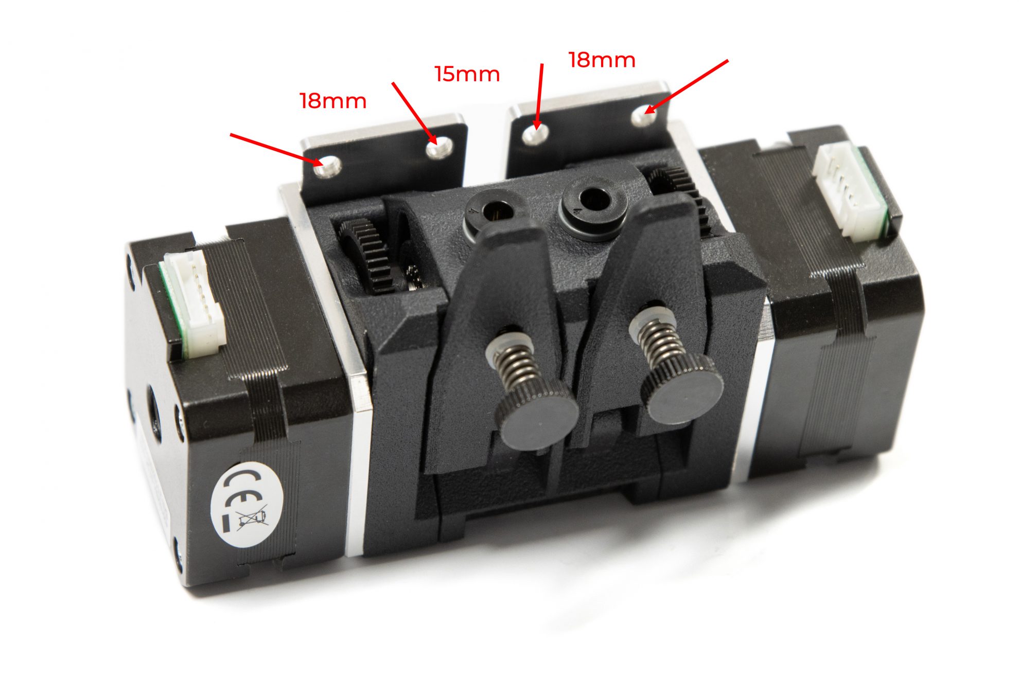 BMG-X2-M extruder with BMG Alu Mount Plates