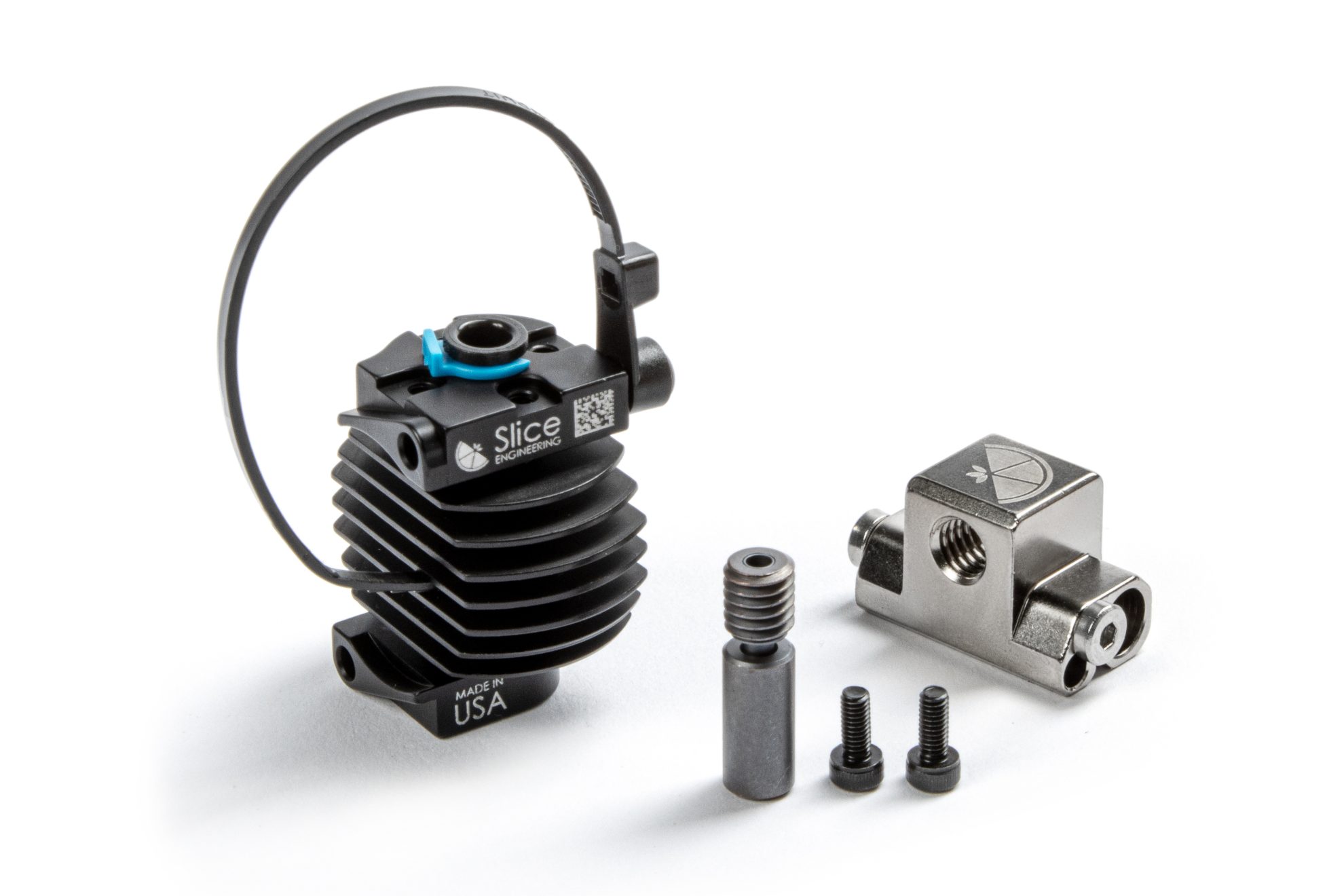 Copperhead screw mount heat sink, standard heat break and hot block