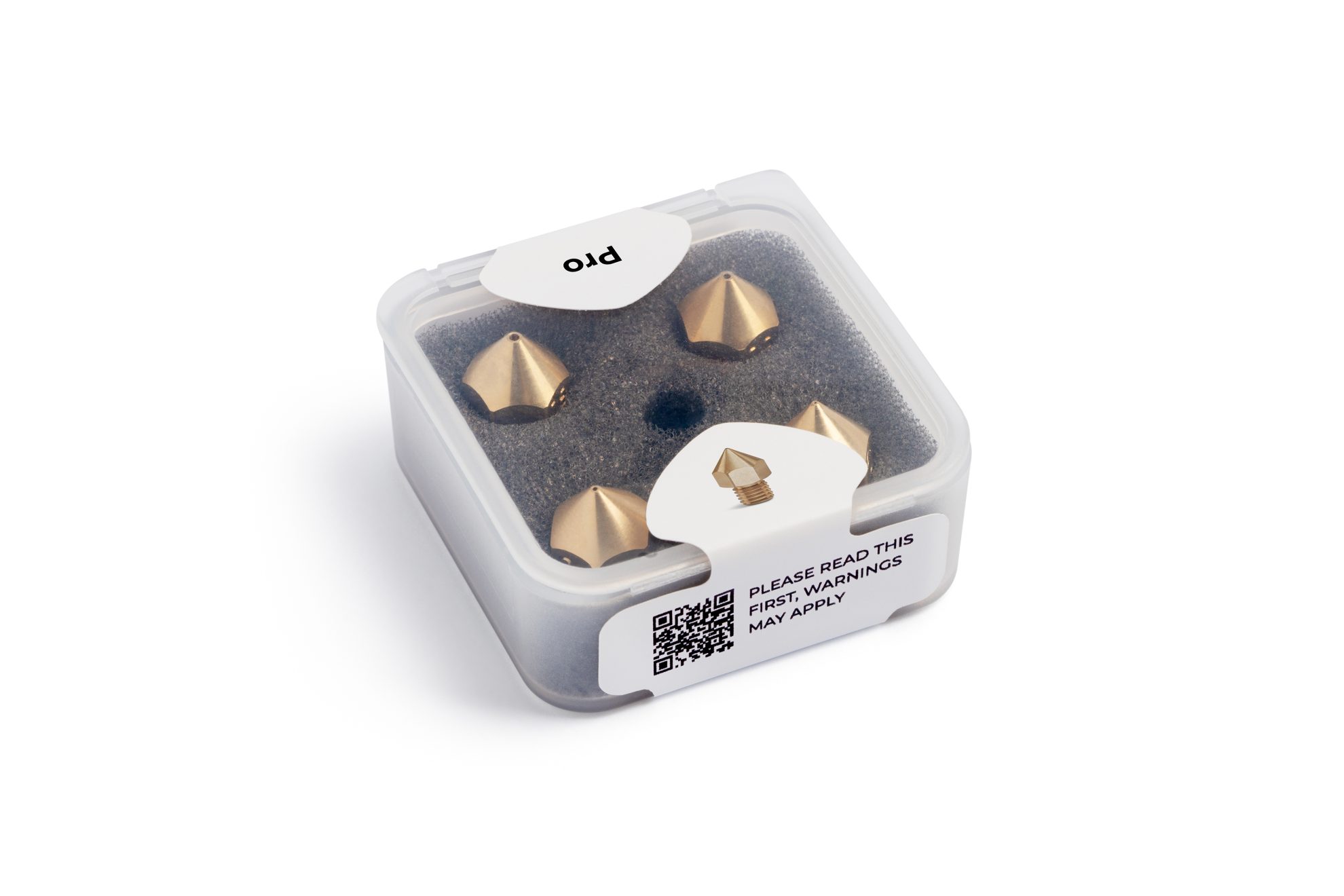 Bondtech Brass Nozzle PRO Nozzle 4 Pack 1.75